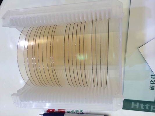 Buen precio 6N oblea primera de SIC del grado HPSI del maniquí sin impurificar superficial de la pureza DSP en línea
