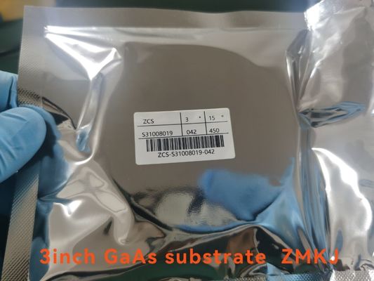 Buen precio El tipo substrato Si de 4 pulgadas N del semiconductor de 15° dopó la oblea SSP del GaAs en línea