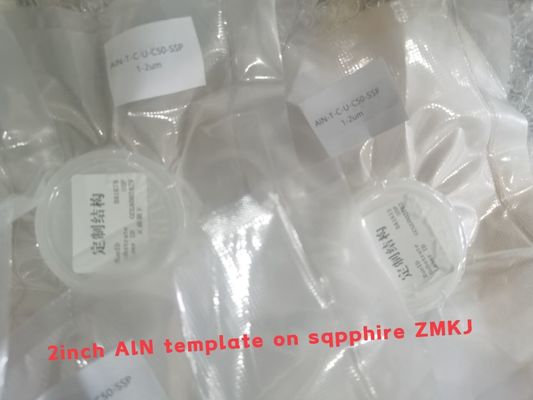 Buen precio Oblea de la capa de la plantilla de Sapphire Substrate AlN de 2 pulgadas para los dispositivos de 5G BAW en línea