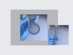 Sola tierra fina de Crystal Sapphire Tubes And Rods Grown y superficie pulida