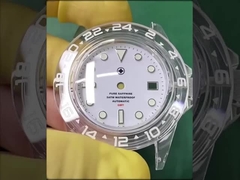 caja de reloj de zafiro