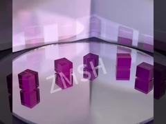 La piedra preciosa rosa de zafiro