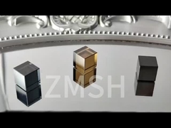 Moissanita de color marrón ámbar