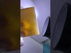 Materia prima de zafiro amarillo, creado en laboratorio, para fabricación de joyas