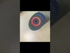 Máquina de impresión láser de alta precisión con efectos de superficie arcoíris