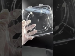 Caja de obleas ajustable de PC transparente para la protección de semiconductores