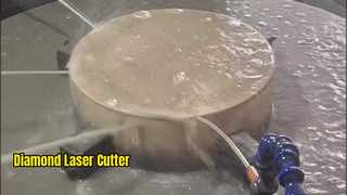 El láser verde corta diamantes con precisión