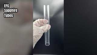 Tubos de zafiro EFG Durabilidad extrema